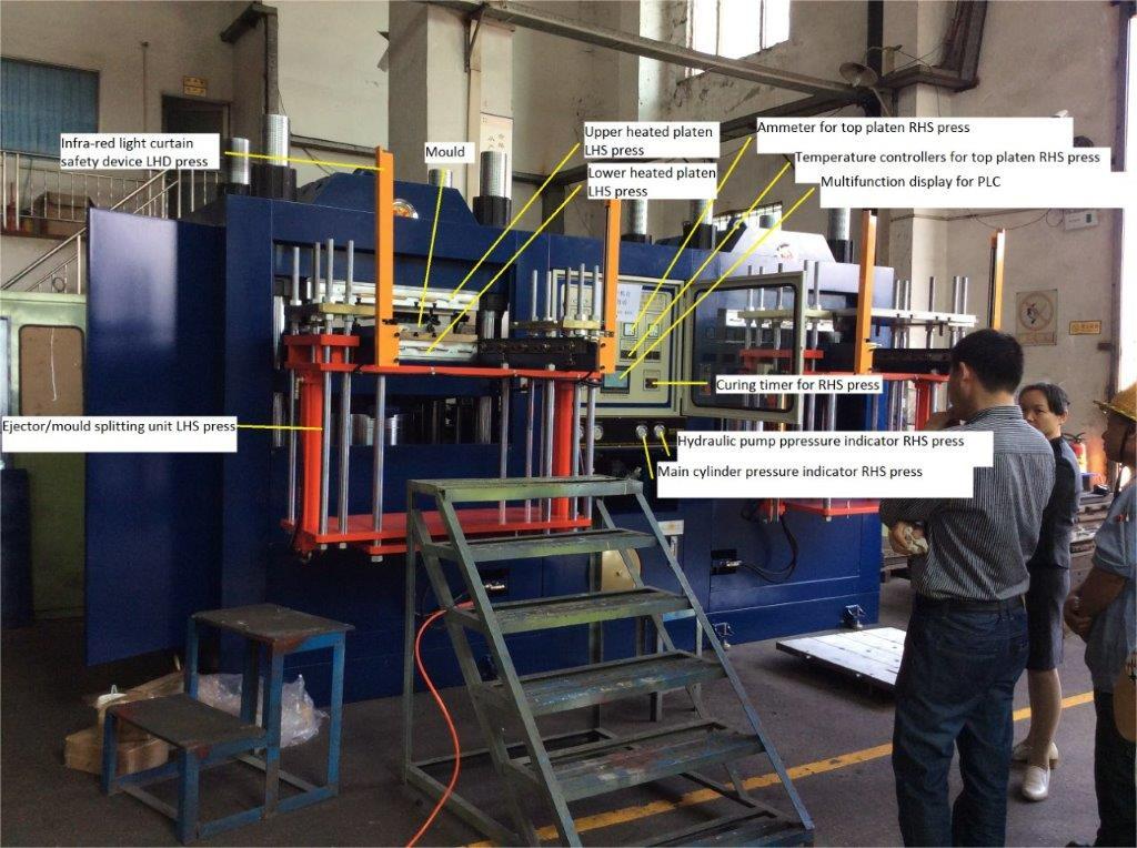 What are the features of rubber silicone molding machine?